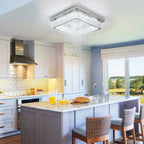 Luxury Rain Drop Crystal LED Pendant Light