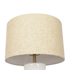 Opeloak Elegant Cascade Off-White Glass Table Lamp