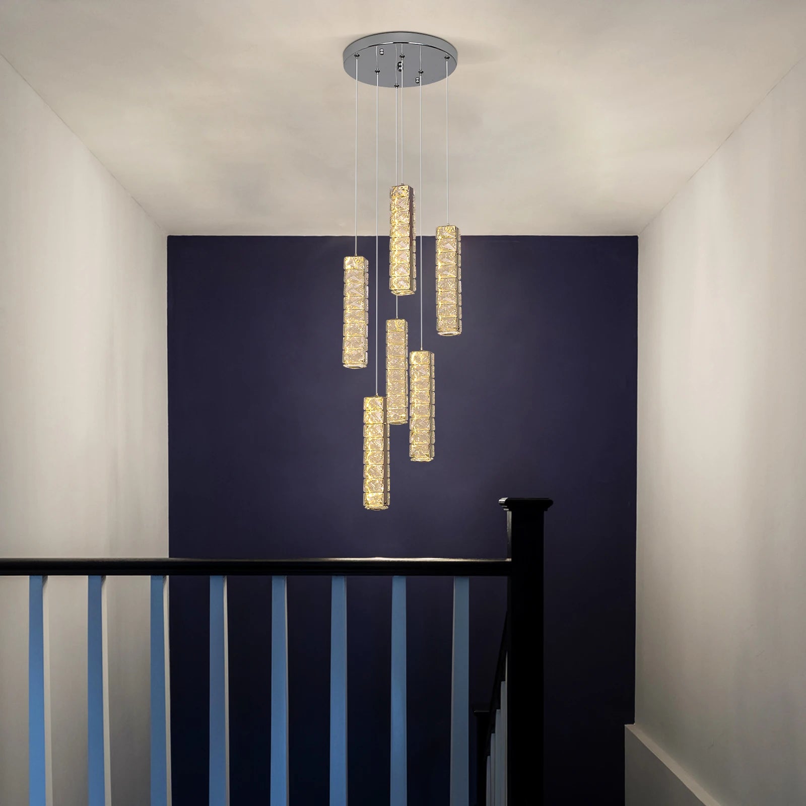 Luxury Nordic K9 Crystal Pendant Light