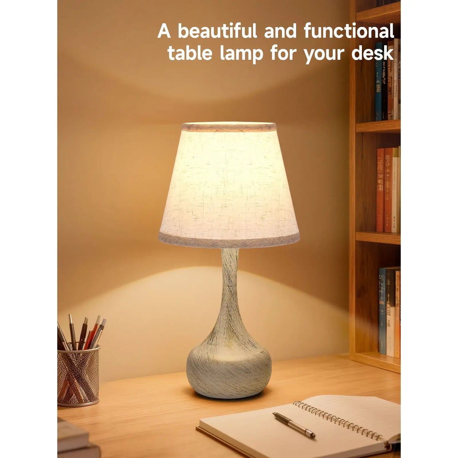 Farmhouse Apple Iron Touch Bedside Table Lamp