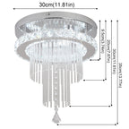 Modern Rain Drop Crystal Chandelier
