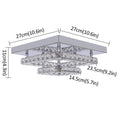 Luxury Square Crystal LED Ceiling Light