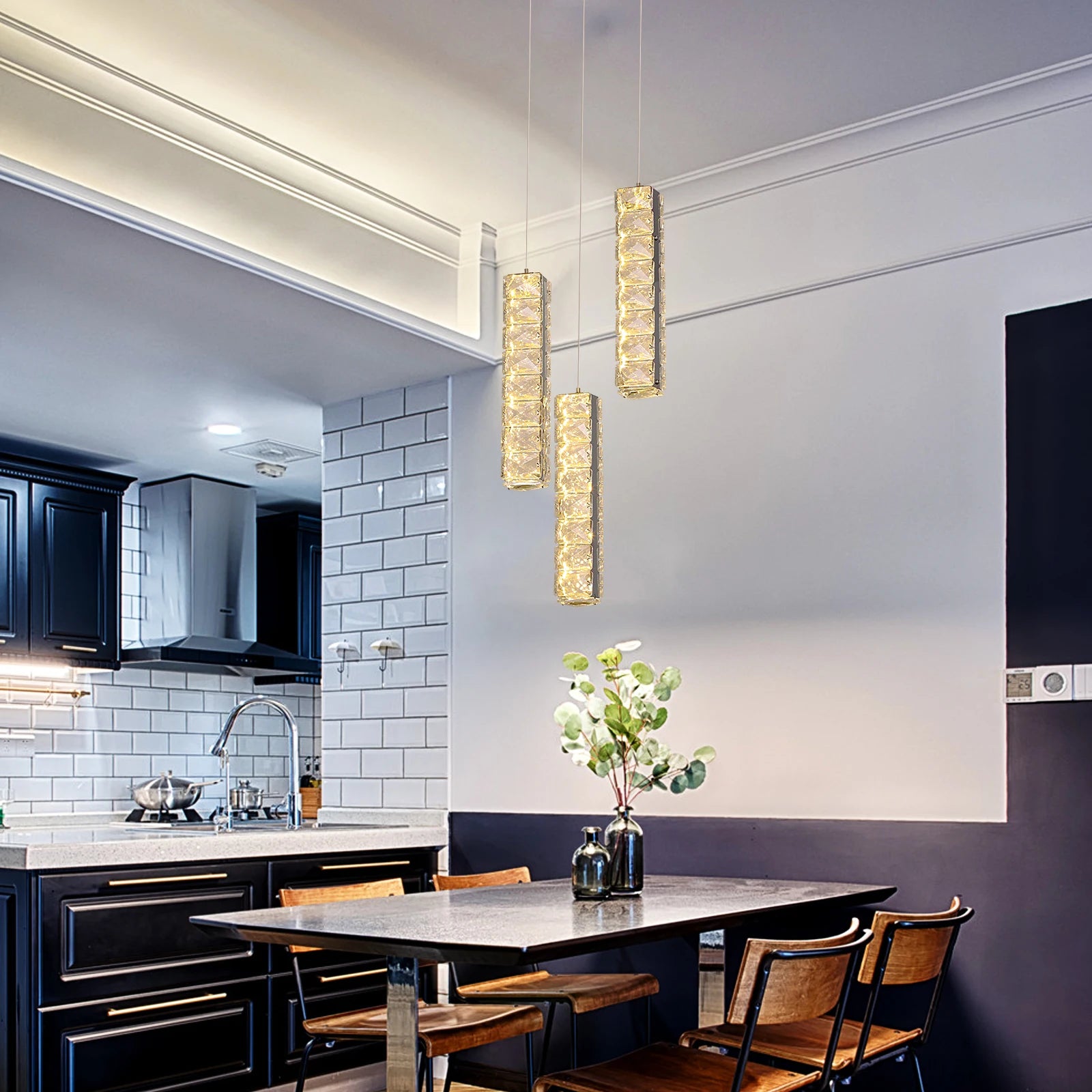 Luxury Nordic K9 Crystal Pendant Light