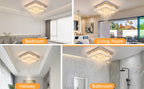 Luxury Rain Drop Crystal LED Pendant Light