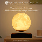 Magnetic Levitation Moon Lamp | Modern 14cm Bedroom Light Fixture