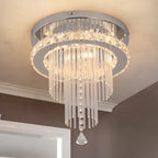 Modern Rain Drop Crystal Chandelier