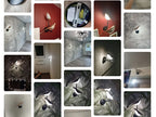 Creative Nordic Rotatable Bird Wall Light - Golden Crystal LED Sconce