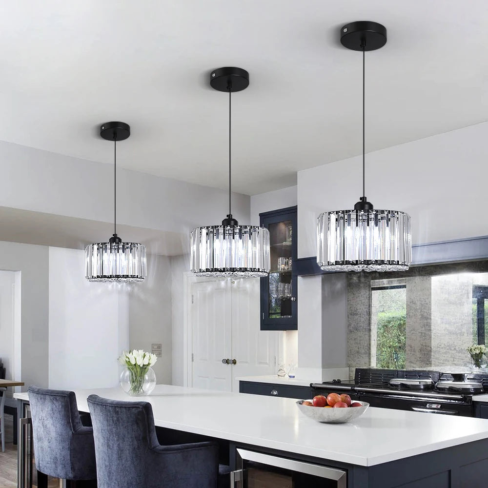Modern Crystal LED Pendant Light
