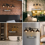 Modern 3-Light Bathroom Wall Sconce