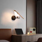Creative Nordic Rotatable Bird Wall Light - Golden Crystal LED Sconce