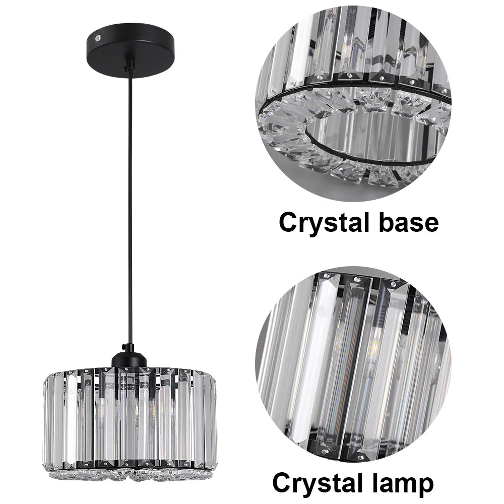 Modern Crystal LED Pendant Light