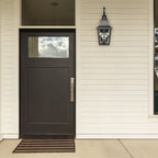 Matte Black Outdoor Wall Lantern - Waterproof Exterior Sconce