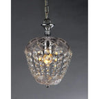 Crystal Pendant Light Round Bowl Shape