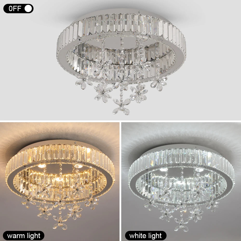 Modern Crystal LED Ceiling Lamp