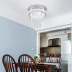 Modern Rain Drop Crystal Chandelier