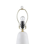 Modern Ceramic Table Lamp with Fluted Shade