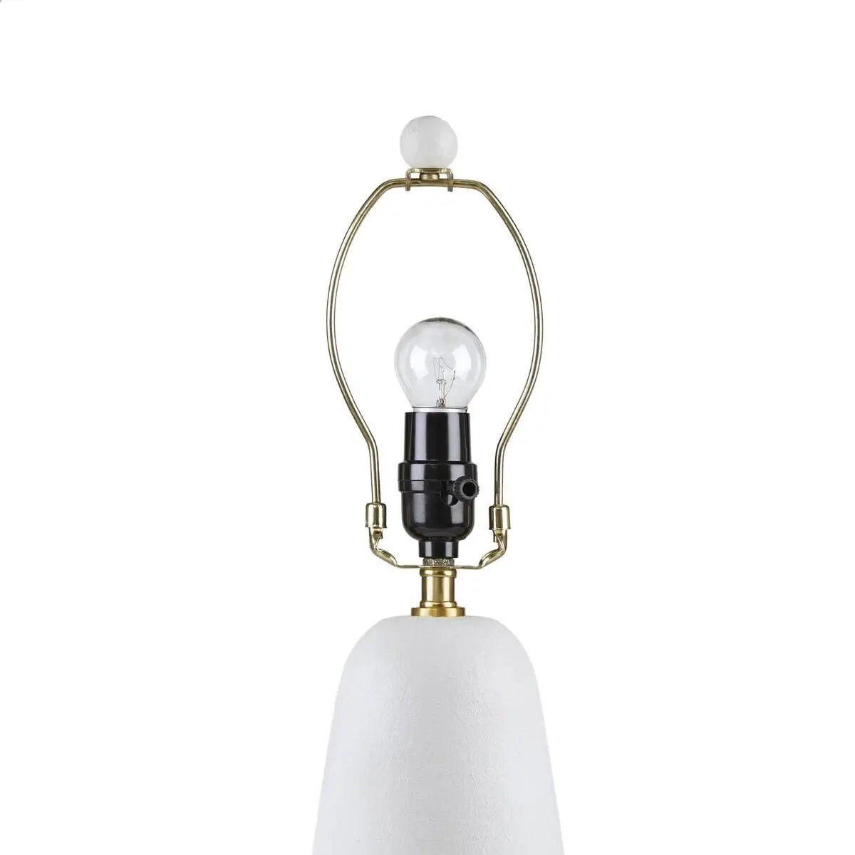 Modern Ceramic Table Lamp with Fluted Shade