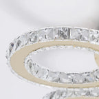 Luxury Gold Crystal Chandelier - Modern LED Bedroom Light