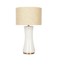 Opeloak Elegant Cascade Off-White Glass Table Lamp