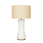 Opeloak Elegant Cascade Off-White Glass Table Lamp