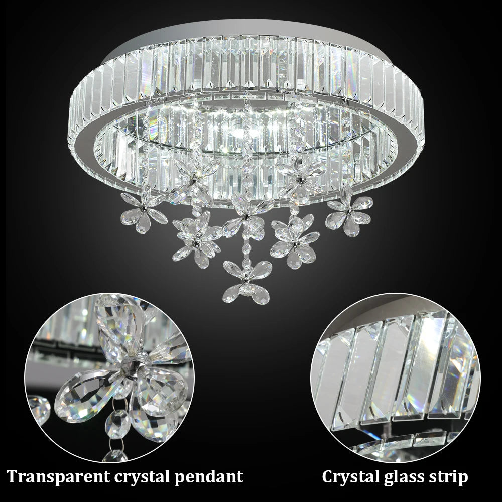 Modern Crystal LED Ceiling Lamp