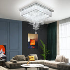 Luxury Rain Drop Crystal LED Pendant Light