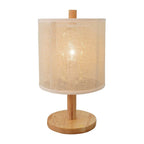 Opeloak Scandinavian Natural Oak Wood Table Lamp