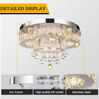 Luxury Crystal Chandelier Modern LED Pendant