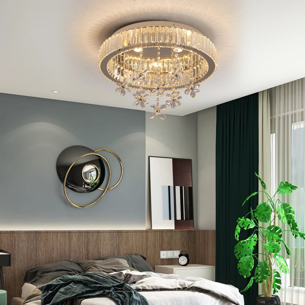 Modern Crystal LED Ceiling Lamp