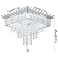 Luxury Rain Drop Crystal LED Pendant Light