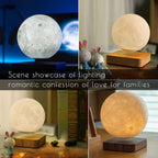 Magnetic Levitation Moon Lamp | Modern 14cm Bedroom Light Fixture