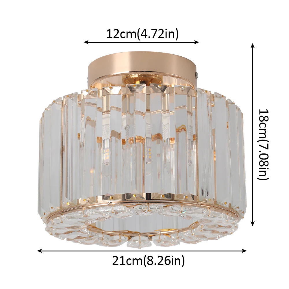 Modern Crystal LED Pendant Light