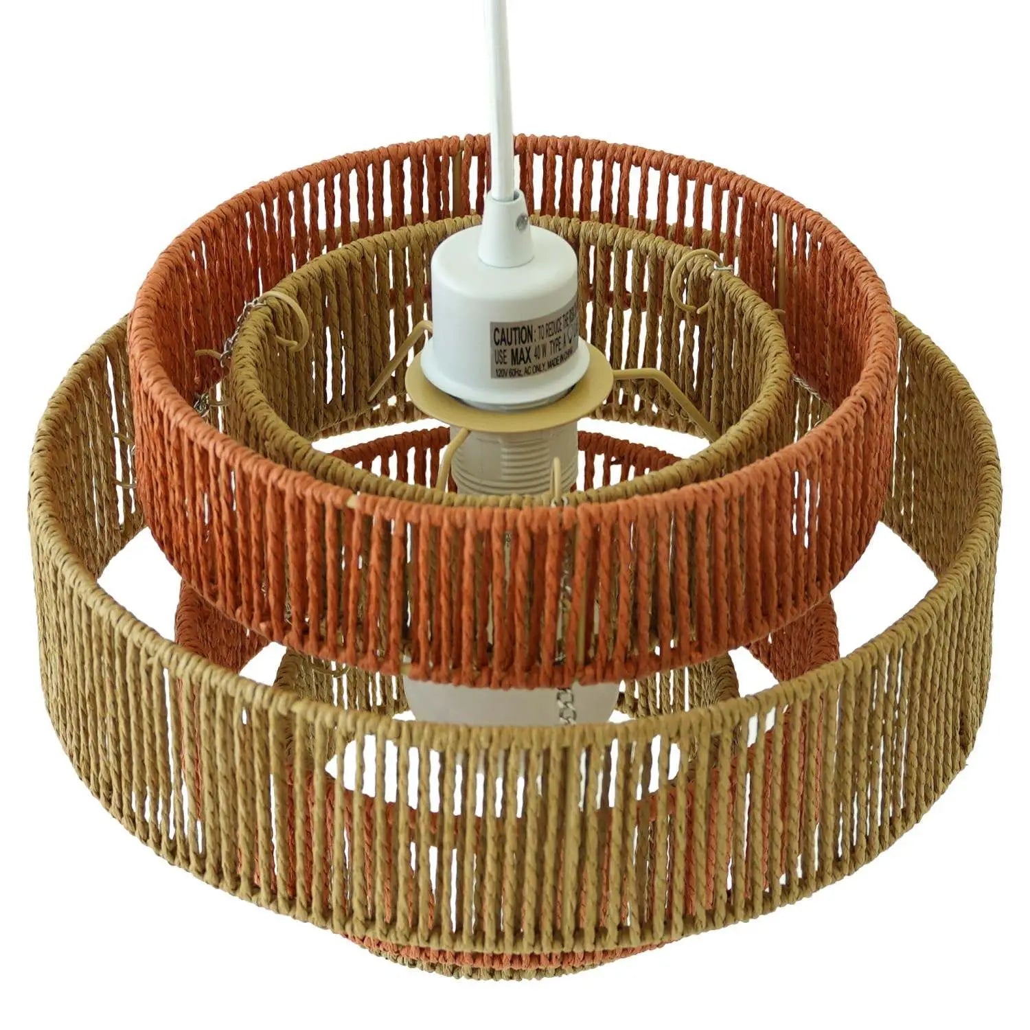 Opeloak Dorset Woven Paper String Pendant Lamp