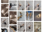 Creative Nordic Rotatable Bird Wall Light - Golden Crystal LED Sconce