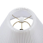 Modern Ceramic Table Lamp with Fluted Shade