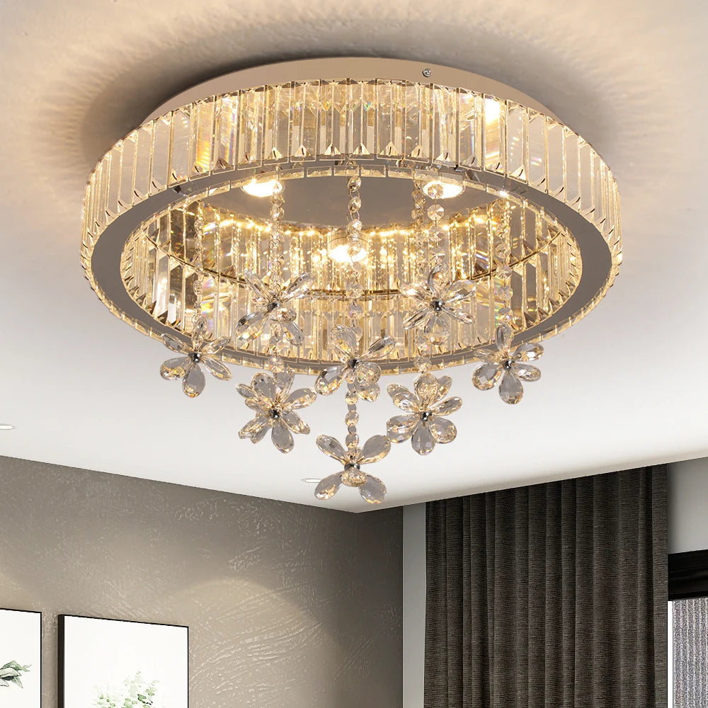 Modern Crystal LED Ceiling Lamp
