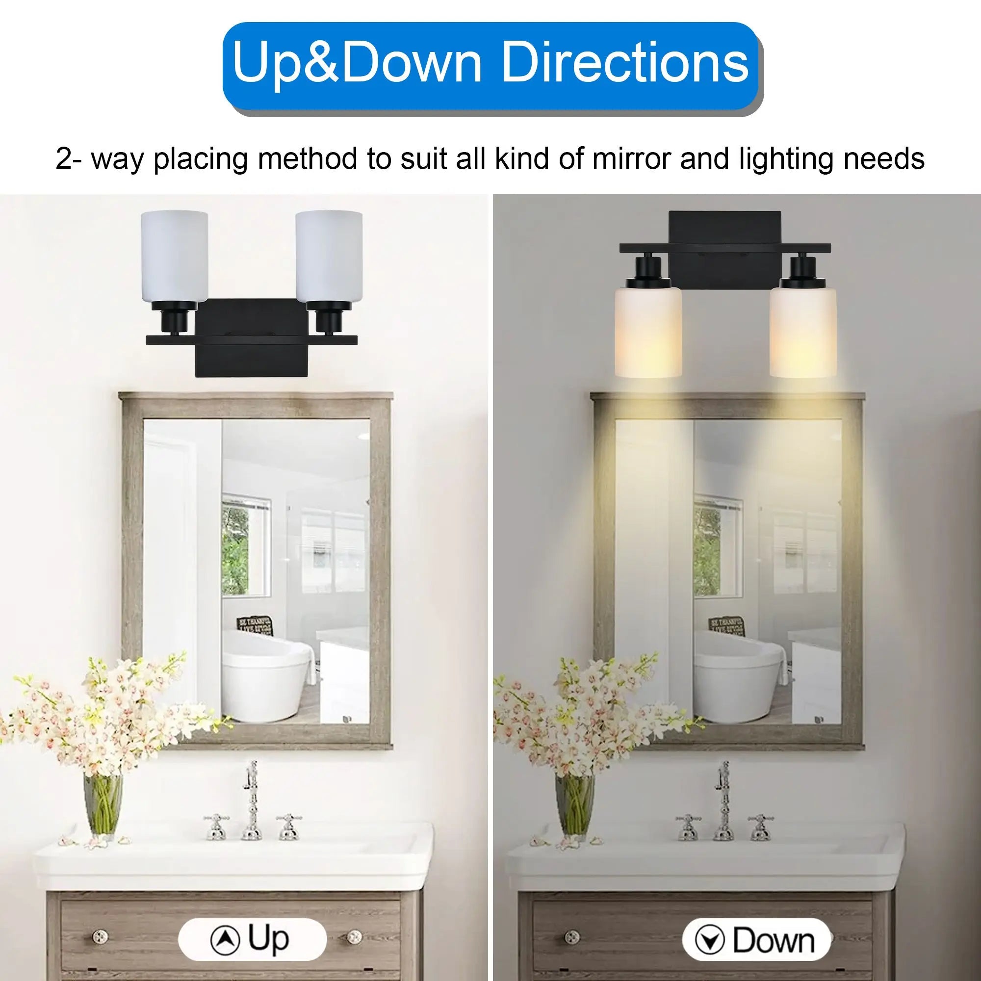 Opeloak Modern Bathroom Vanity Light