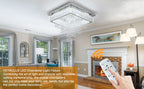Luxury Rain Drop Crystal LED Pendant Light