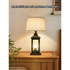 Modern Farmhouse Touch Control Table Lamps with USB-A & C Ports