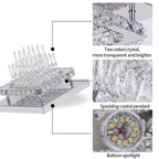 Modern Luxury Silver K9 Crystal Ceiling Lamp