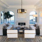 Luxury Black K9 Crystal Pendant Light