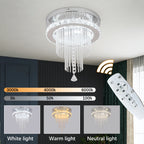 Modern Rain Drop Crystal Chandelier