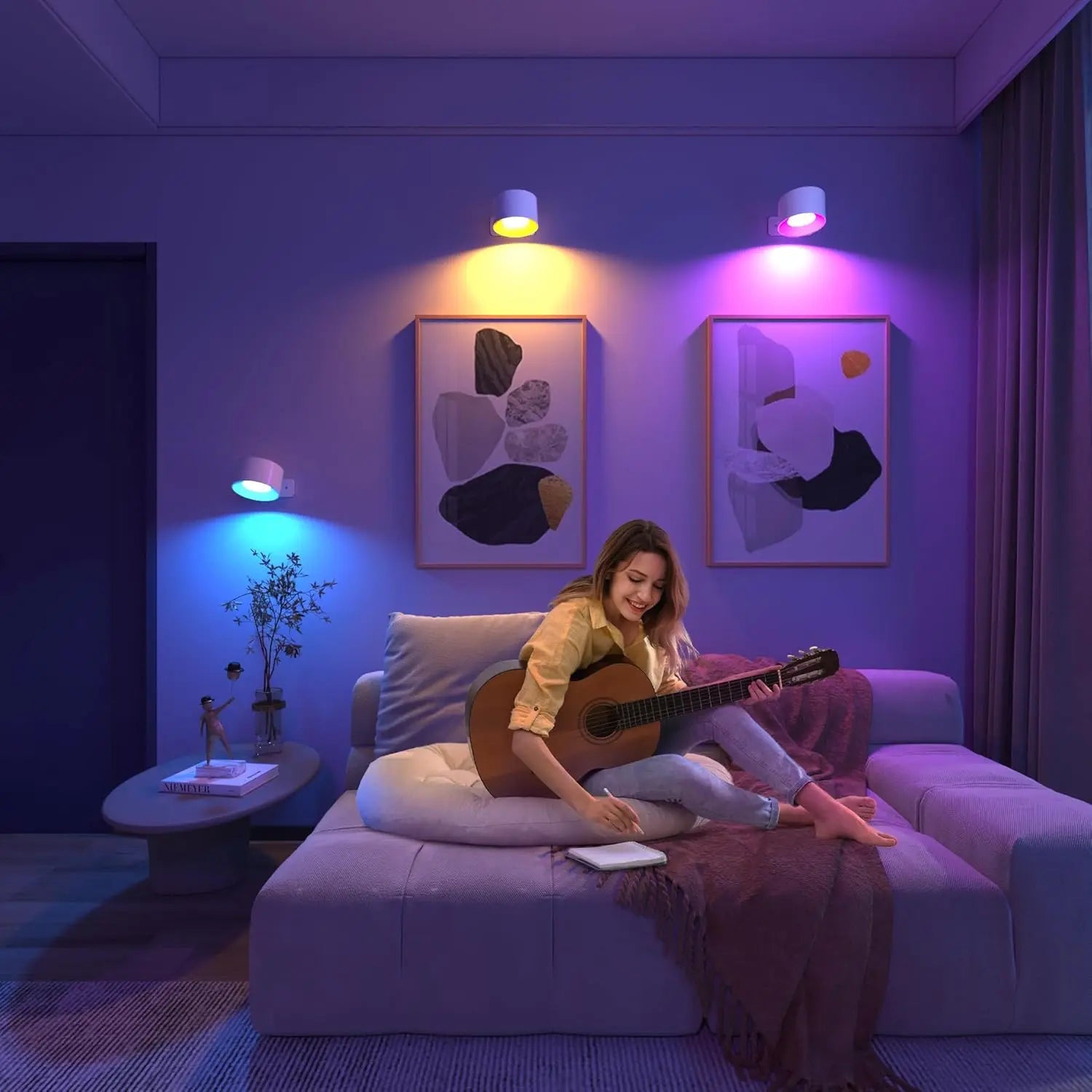 RGB Ambience Rechargeable Wall Light