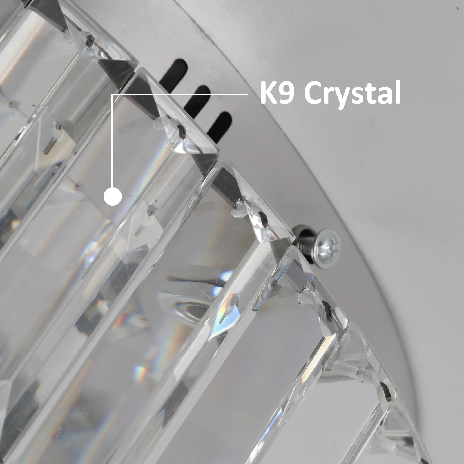 Modern Double-Circle Crystal LED Chandelier