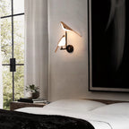 Creative Nordic Rotatable Bird Wall Light - Golden Crystal LED Sconce