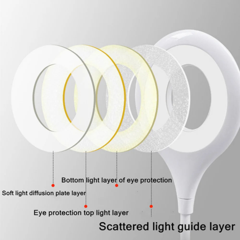 Portable Flexible USB Direct Plug LED Desk Lamp