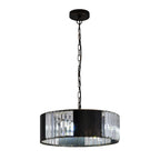 Luxury Black K9 Crystal Pendant Light