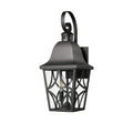 Matte Black Outdoor Wall Lantern - Waterproof Exterior Sconce