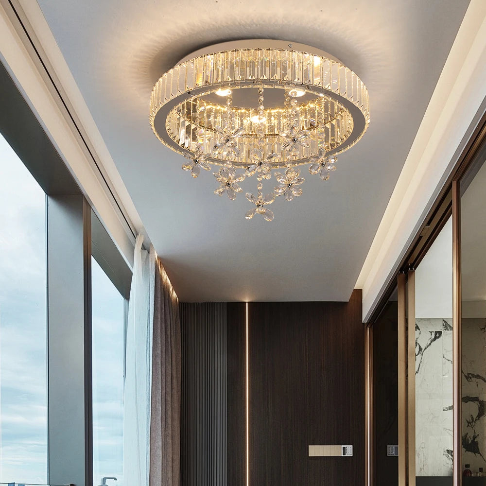 Modern Crystal LED Ceiling Lamp