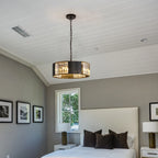 Luxury Black K9 Crystal Pendant Light